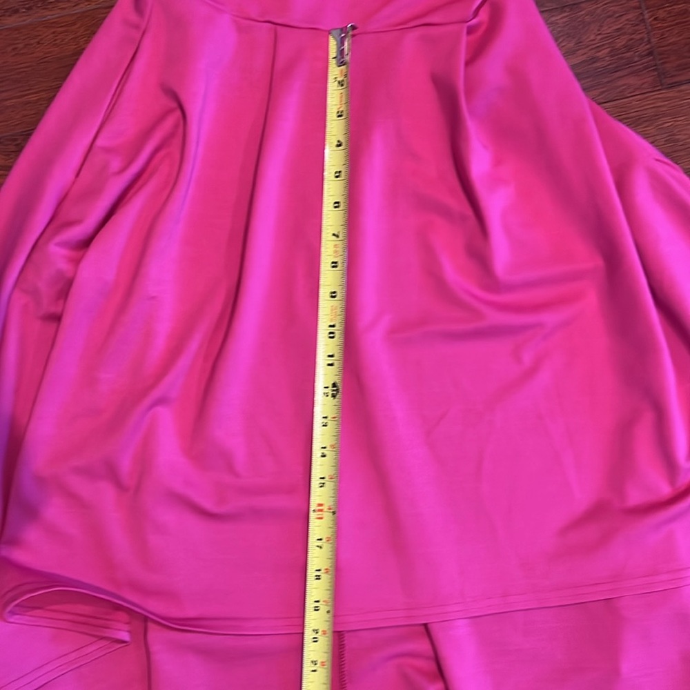 JASAMBAC Pink Sweetheart High Low Dress Pockets Feminine Girly Coquette M - Picture 12 of 12